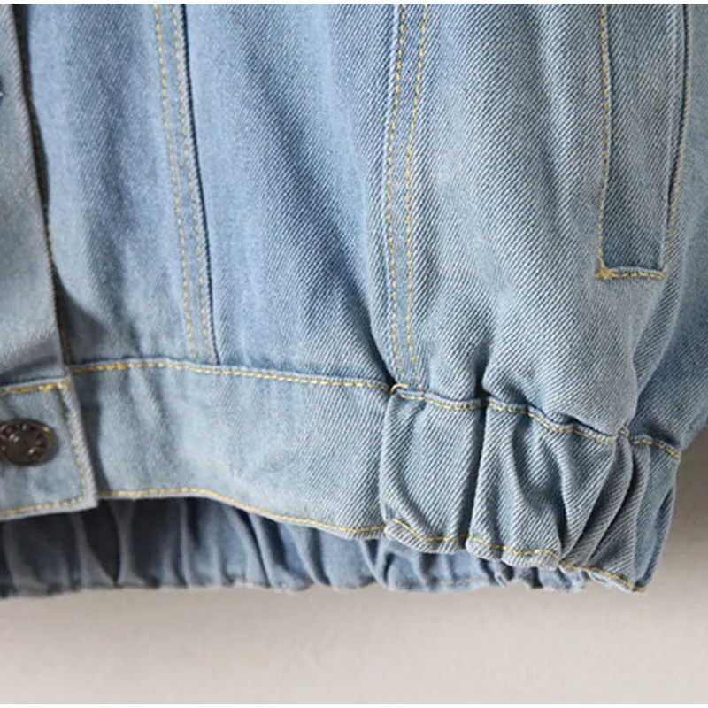 Faux Fur Denim Jacket